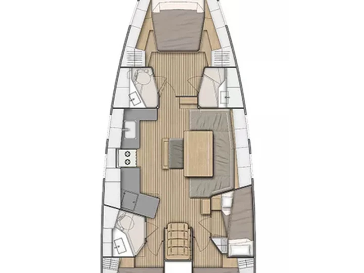 Yacht hire Alimos cheap Oceanis 46.1