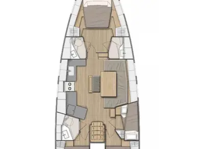 Yacht hire Alimos cheap Oceanis 46.1