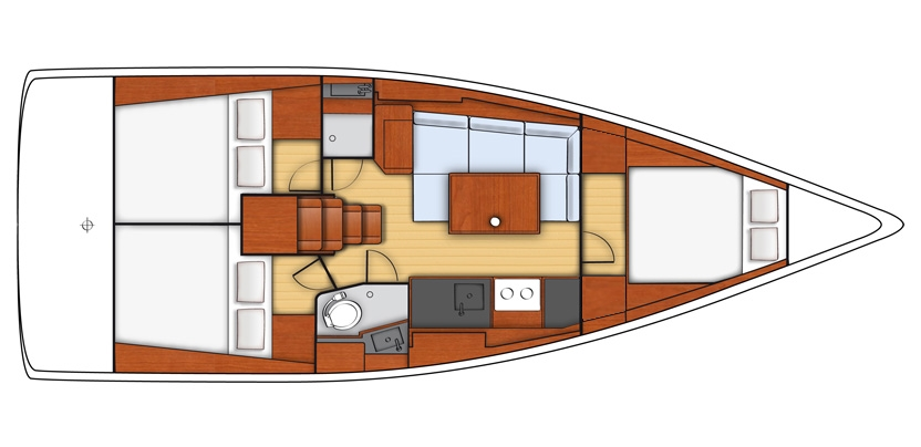 Yacht hire Biograd na Moru cheap Oceanis 38