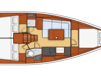 Yacht hire Biograd na Moru cheap Oceanis 38