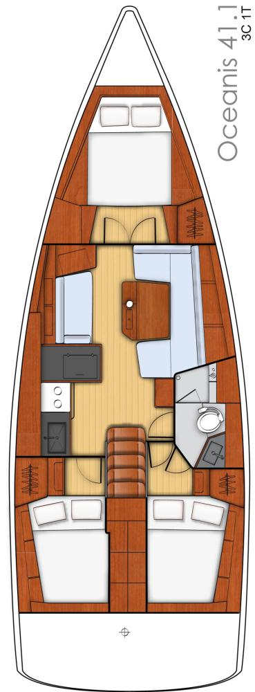 Hire Sailboat Bénéteau with a boat licence