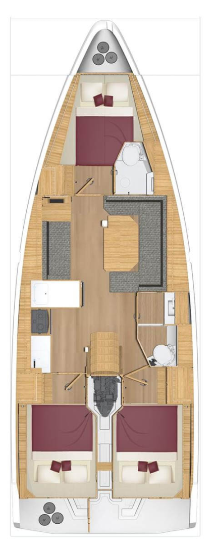 Bavaria Bavaria C38 charter bareboat or skippered in  Biograd na Moru