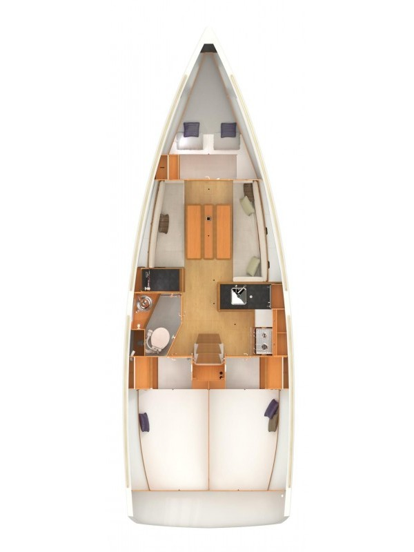 Hire Sailboat Jeanneau with a boat licence