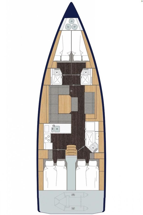 Sailboat hire in Seget Donji - Bavaria Bavaria C45
