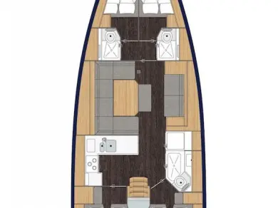 Sailboat hire in Seget Donji - Bavaria Bavaria C45