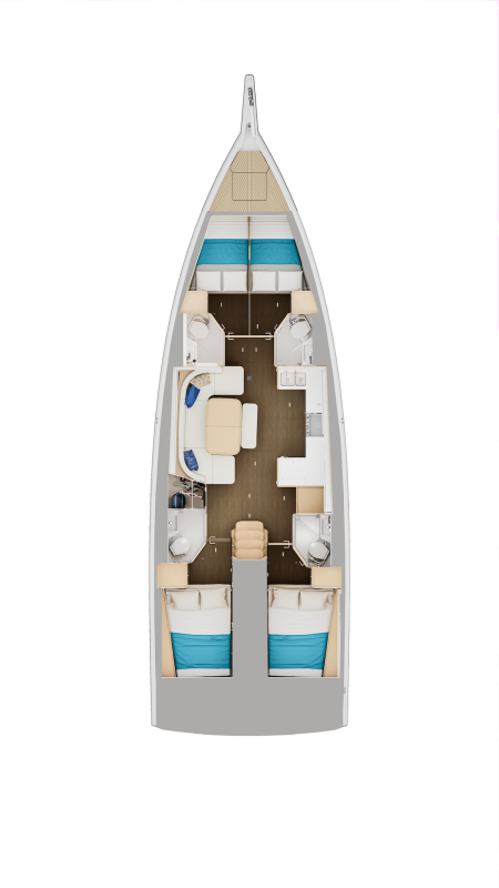 Charter a Jeanneau Sun Odyssey 455 in Cecina on Samboat