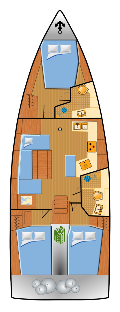 Hire a Bénéteau Oceanis 40.1 Rogoznica