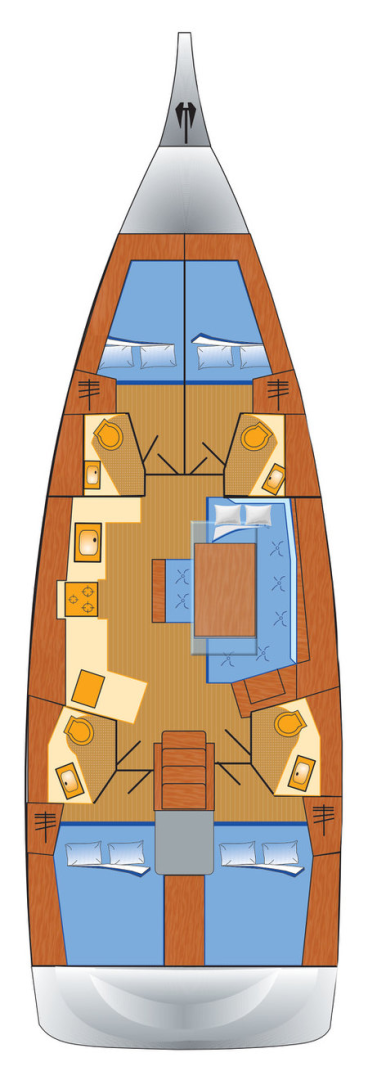 Bénéteau Oceanis 46.1 charter bareboat or skippered in  Rogoznica