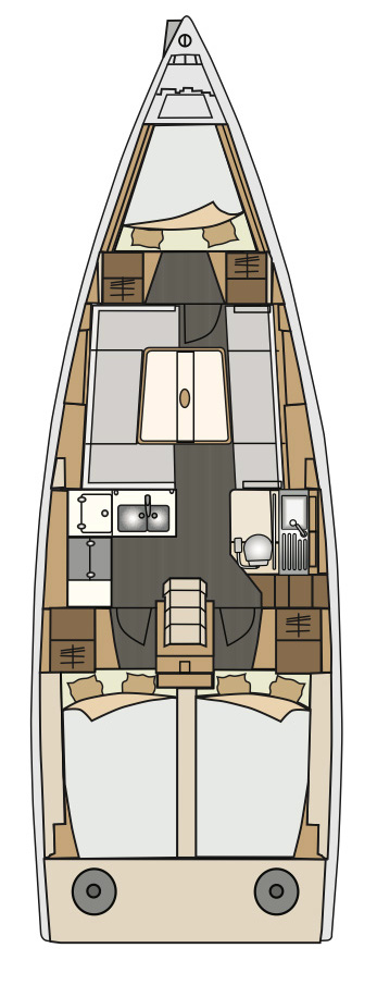 Sailboat hire in Punat - Elan E4