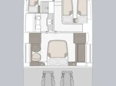 Yacht hire Podstrana cheap Azimut Magellano 66