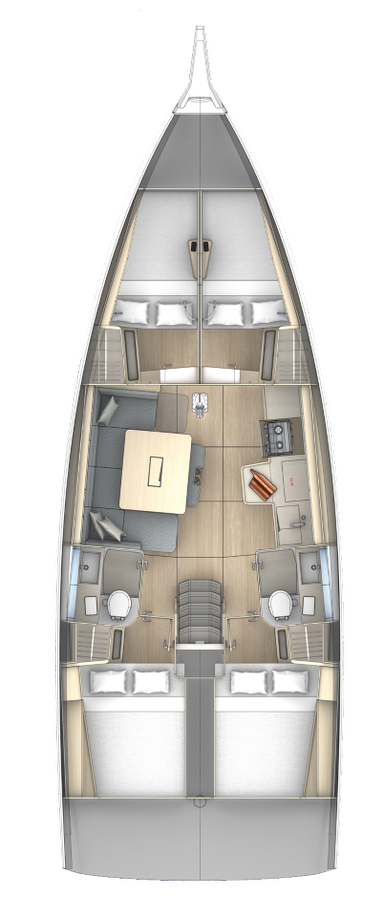 Yacht hire Trogir cheap Dufour 41