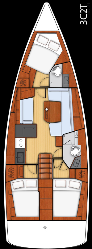Hire Sailboat with or without skipper Bénéteau Šibenik