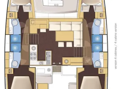 Hire Catamaran Lagoon with a boat licence
