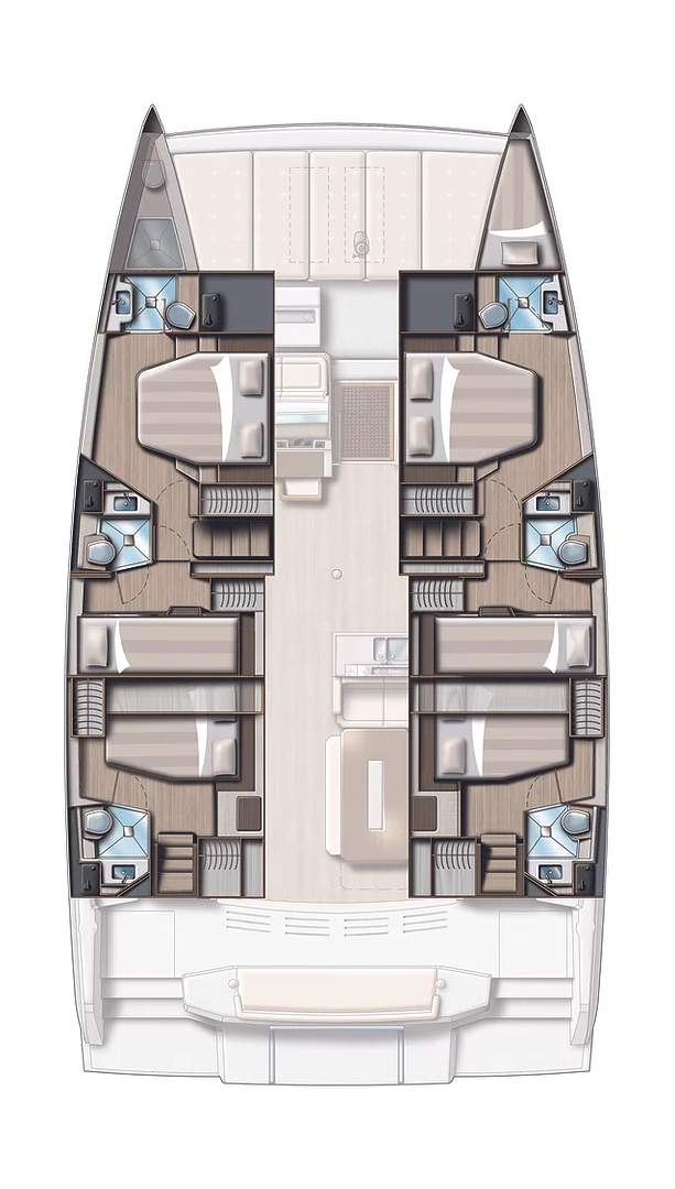 Bali Bali 4.8 charter bareboat or skippered in  Seget Donji