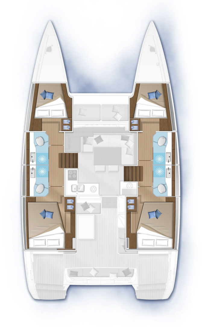 Yacht hire Tromsø cheap Lagoon 40