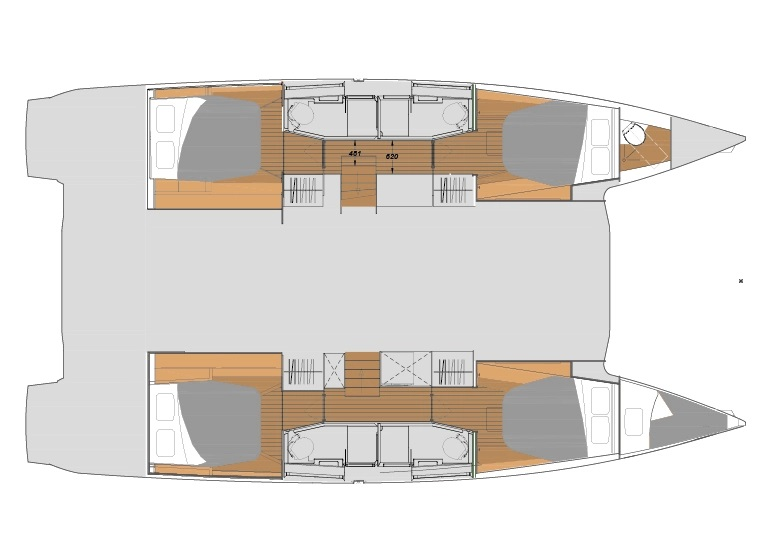 Hire Catamaran with or without skipper Fountaine Pajot Zadar