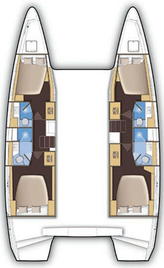 Hire Catamaran Lagoon with a boat licence