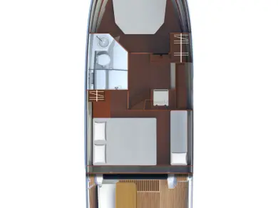 Hire Motorboat Bénéteau with a boat licence