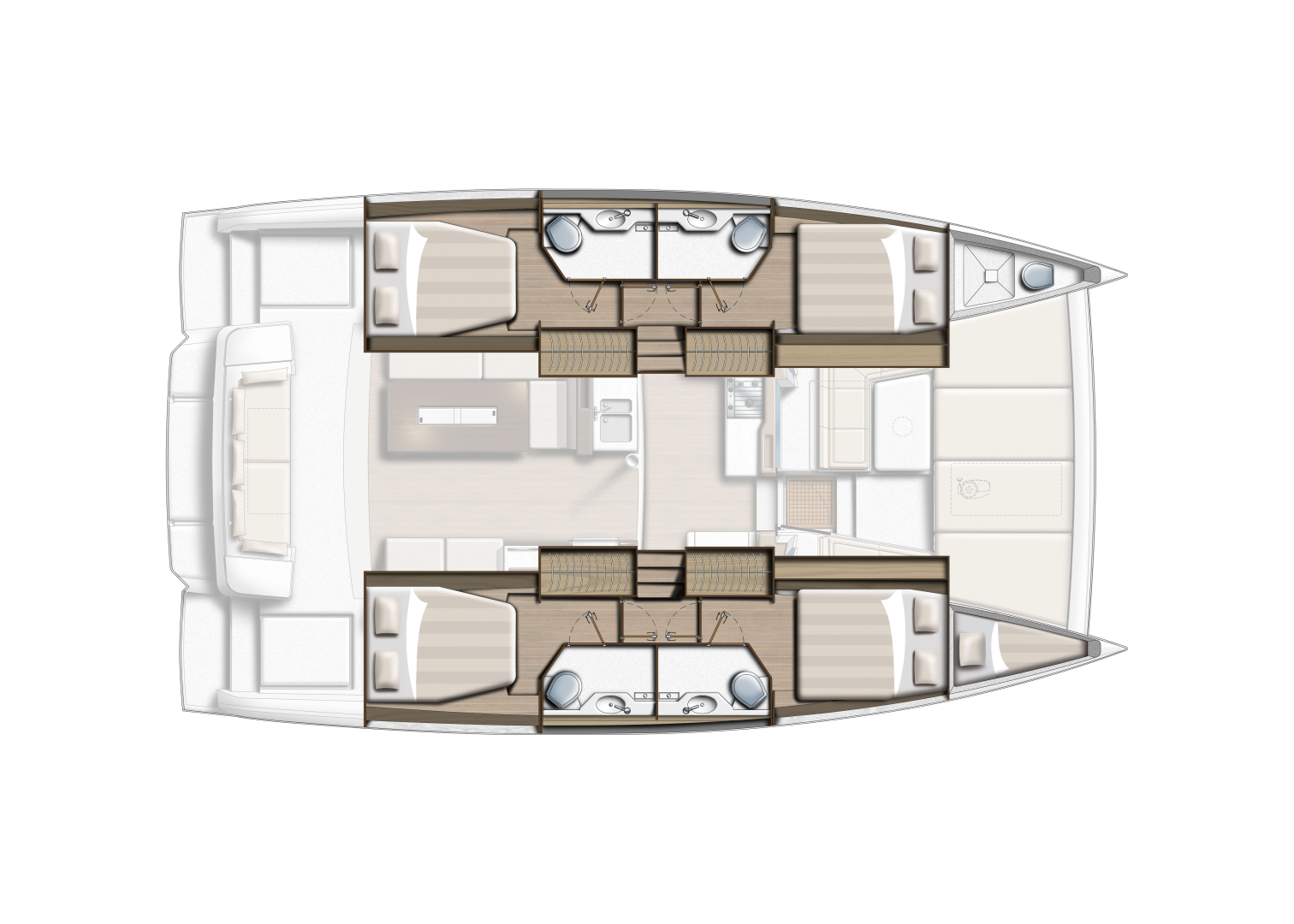 Bali Bali 4.2 charter bareboat or skippered in  Pirovac
