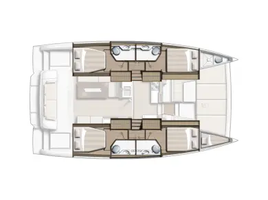Bali Bali 4.2 charter bareboat or skippered in  Pirovac