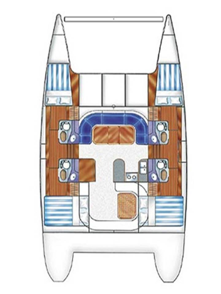 Catamaran hire in Corazón de Jesús Island - Nautitech Nautitech 44