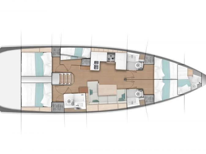 Yacht charter North Aegean - Jeanneau Sun Odyssey 490 on SamBoat