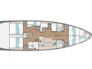 Yacht charter North Aegean - Jeanneau Sun Odyssey 490 on SamBoat
