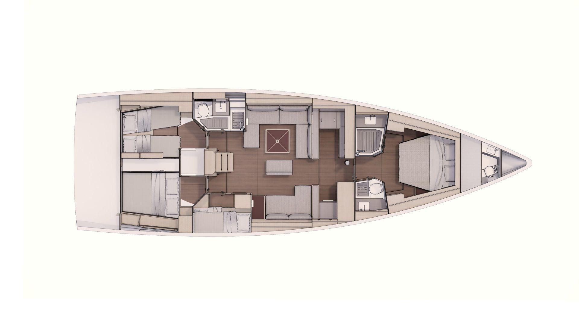 Dufour Dufour 530 charter bareboat or skippered in  Annapolis