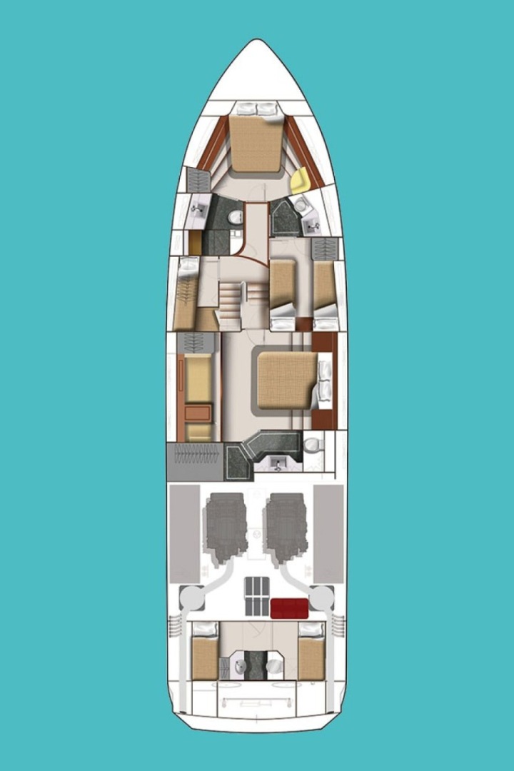 Hire Luxury Yacht with or without skipper Galeon Split