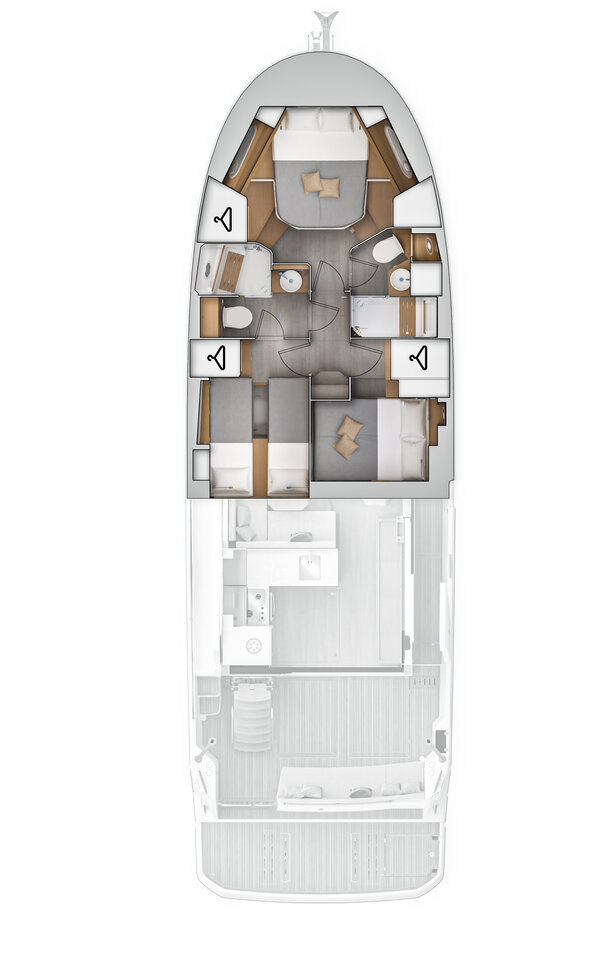 Luxury Yacht hire in Rogoznica - Bénéteau Swift Trawler 48