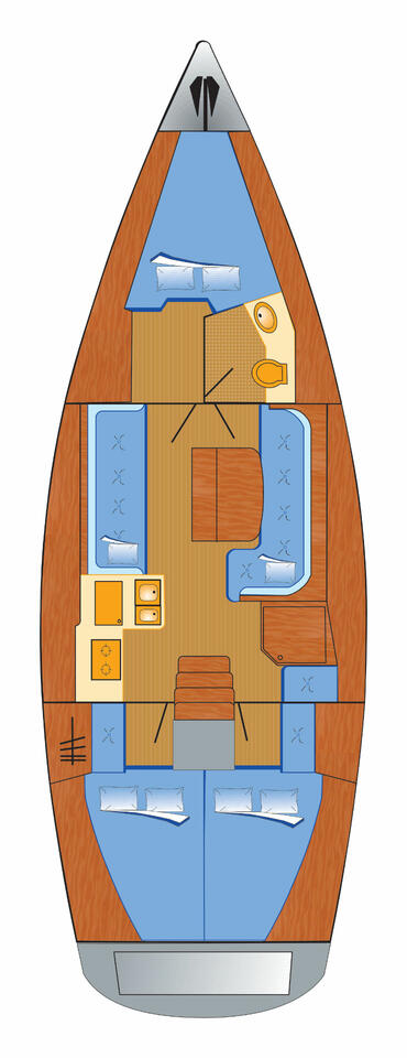 Sailboat hire in Barth - Bavaria Bavaria 38 Cruiser