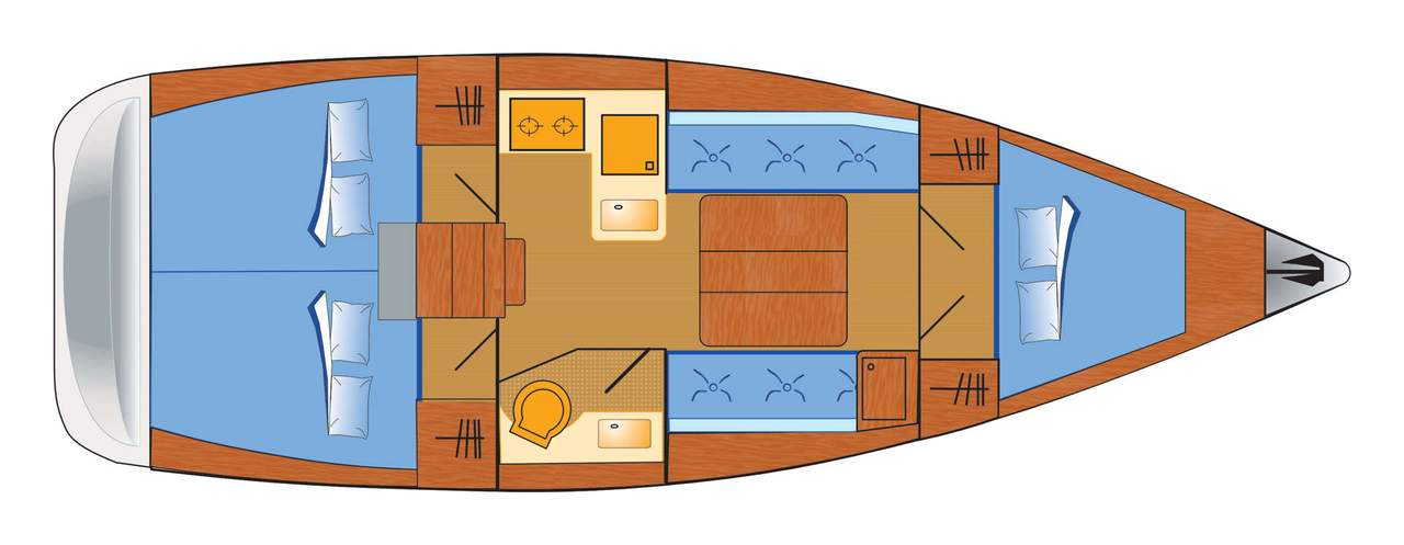 Hire Sailboat with or without skipper Dufour Flensburg