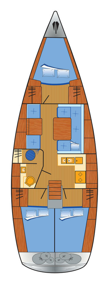 Sailboat to hire Barth at the best price