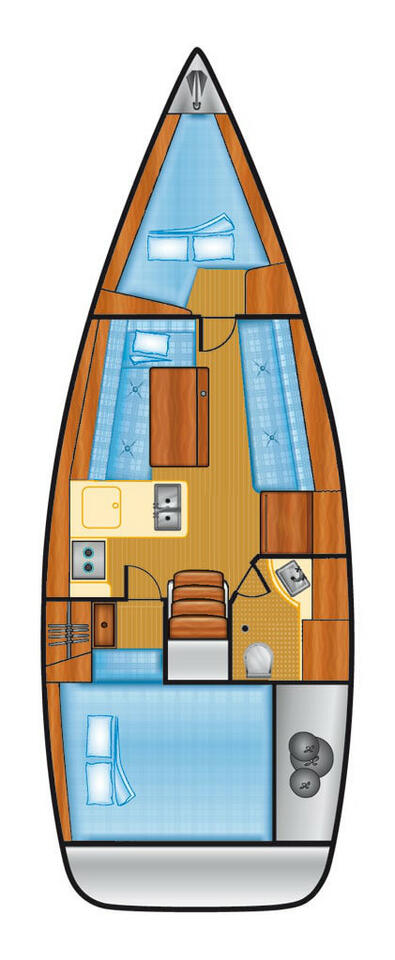 Sailboat hire in Flensburg - Bénéteau Oceanis 31