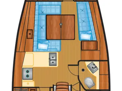 Sailboat hire in Flensburg - Bénéteau Oceanis 37