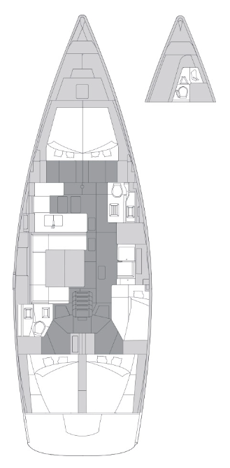 Elan Impression 50.1 charter bareboat or skippered in  Seget Donji