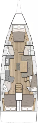 Bénéteau Oceanis 46.1 charter bareboat or skippered in  Golfe-Juan