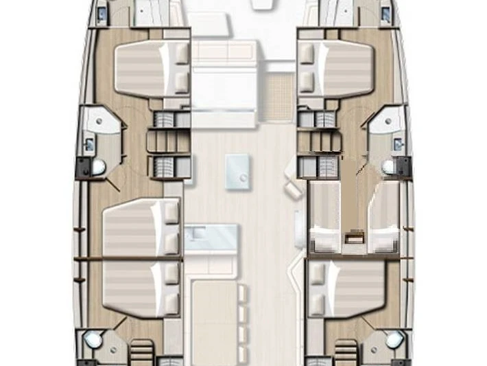 Bali Bali 5.4 - 6 + 1 cab. charter bareboat or skippered in  Road Town