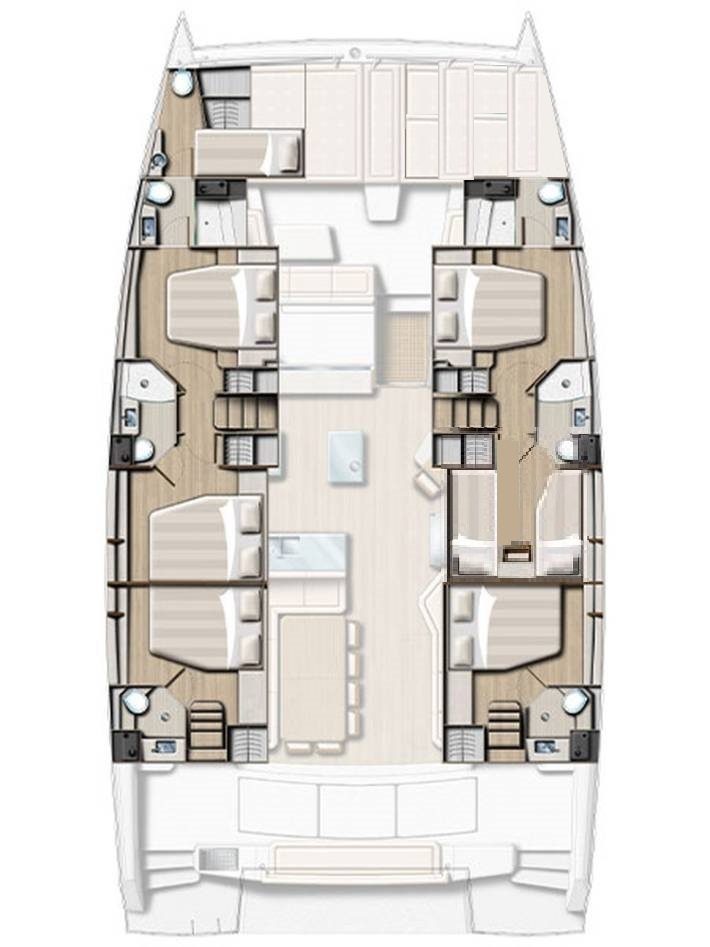 Bali Bali 5.4 - 6 + 1 cab. charter bareboat or skippered in  Road Town
