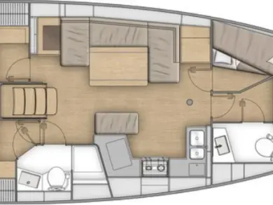 Bénéteau Oceanis 40.1 charter bareboat or skippered in  Seget Donji