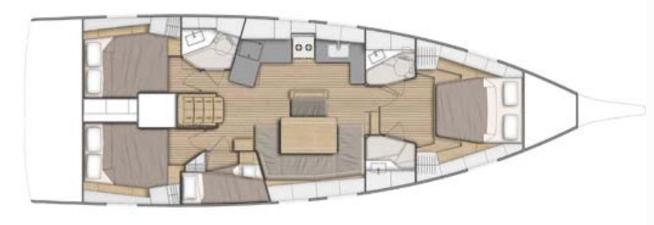 Yacht charter Komolac - Bénéteau Oceanis 46.1 on SamBoat