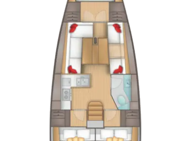 Yacht hire Kaštela cheap Salona 380