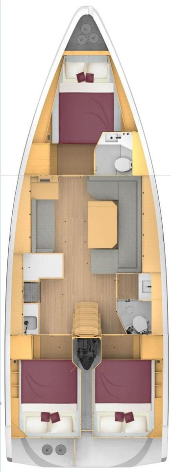 Yacht hire Biograd na Moru cheap Bavaria C42