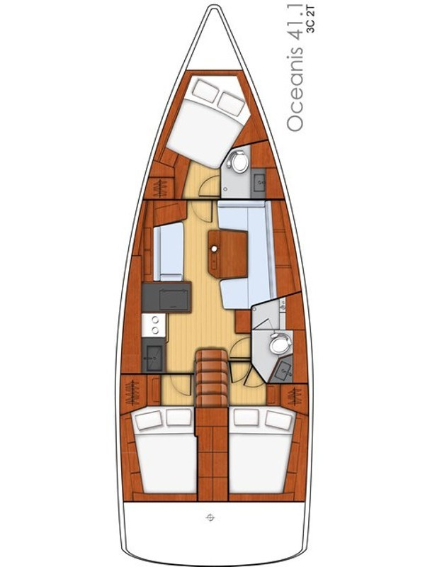 Sailboat hire in Biograd na Moru - Bénéteau Oceanis 41.1