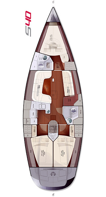 Sailboat hire in Kos - Salona Salona 40