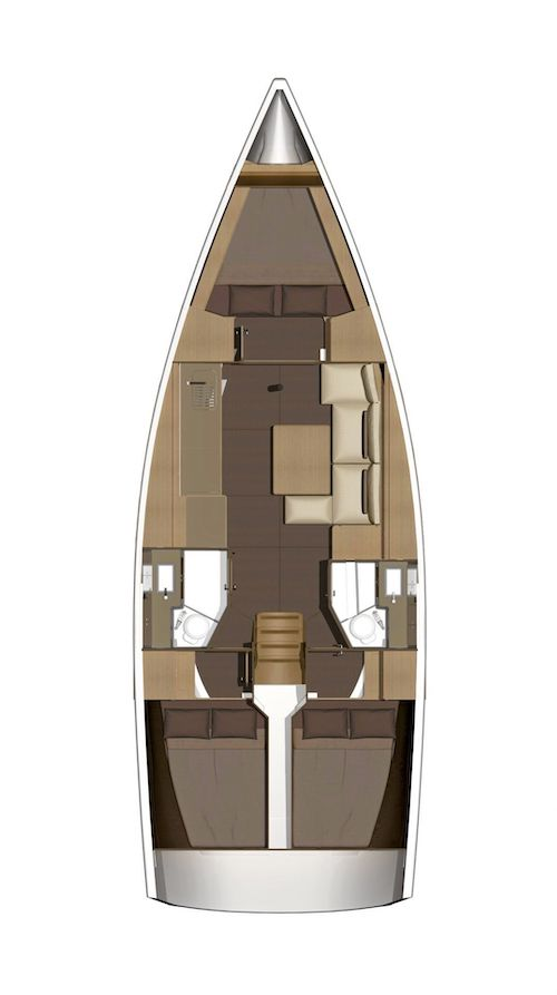 Hire Sailboat with or without skipper Dufour Seget Donji