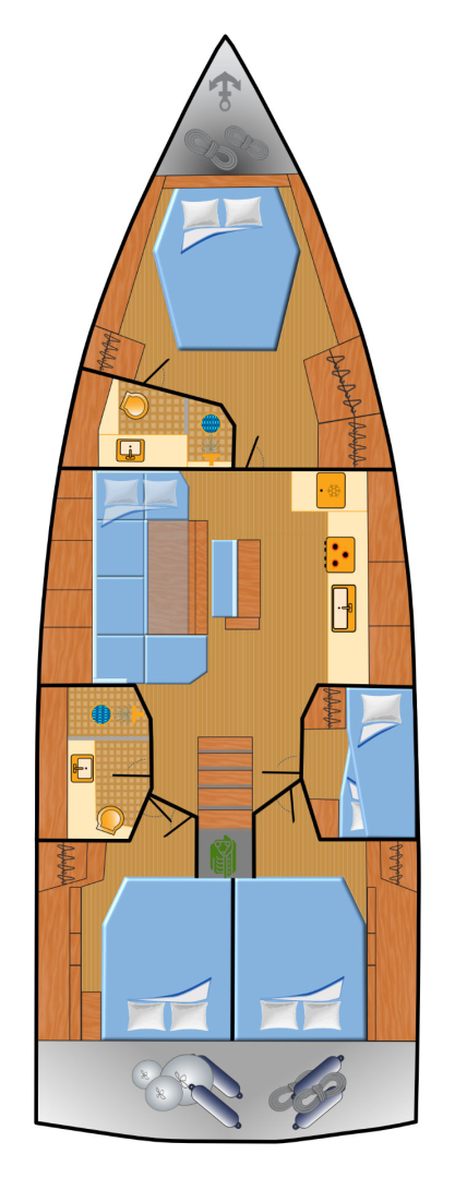 Hire a Hanse Hanse 460 Pula