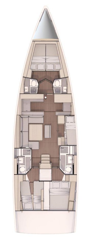 Hire Sailboat with or without skipper Dufour Sukošan