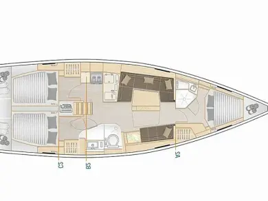 Sailboat hire in Lávrio - Hanse Hanse 418
