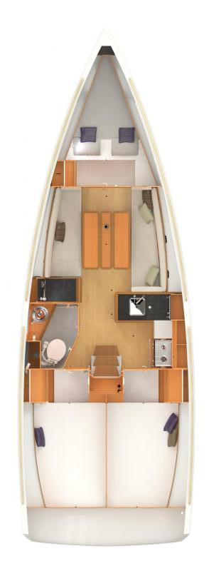 Hire a Jeanneau Sun Odyssey 349 Lefkáda